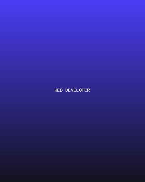 Web Developer